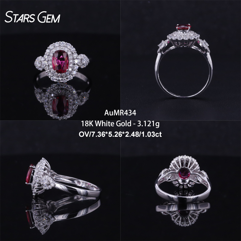 18K White Gold-AuMR434