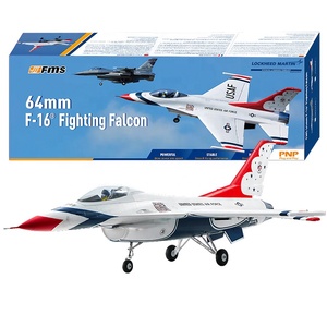 FMSホビー飛行機<span class=keywords><strong>RC</strong></span>ジェットファイターEPOフォーム6CHEDF F-16ファイティングファルコンブラシレスモーター40AESC 14.8V9GサーボPNP - Product Image 1