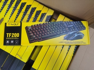 WK TF200 <strong>Keyboard</strong> <strong>and</strong> <strong>Mouse</strong> Sets Gaming Wired USB Combo <strong>Computer</strong> Backlight for PC <strong>Desktop</strong> RGB Rainbow Light Gift in Stock TWOLF - Product Image 6
