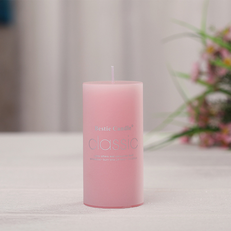 Pink Beautiful Macaron Wax Tea Light Candle Green Favors Scent, Luxury Candle For Home Scent Gift Set