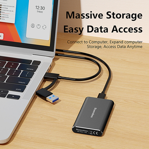 高品质电脑笔记本电脑固态硬盘存储硬盘1TB外置固态硬盘USB 3.0类型C - Product Image 3