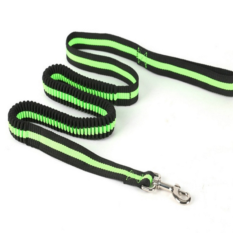 Factory Wholesale Dog Products Custom Elastic Bungee Pet Collar Leash