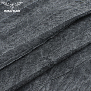 Nylon Polyester Đồng Bằng Dệt Vải 140gsm Màu Rắn Mềm Mại Thoáng Khí Faux <span class=keywords><strong>Linen</strong></span> Thời Trang Vải Cho Áo Sơ Mi Ăn Mặc May Mặc Giản Dị - Product Image 1