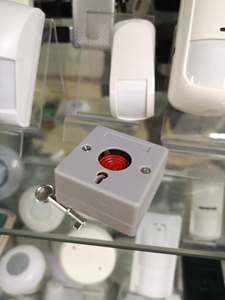 PB-68システムワイヤードパニックボタンSOS緊急プッシュボタンNCセキュリティアラームキーリセットパニックボタンなし - Product Image 2
