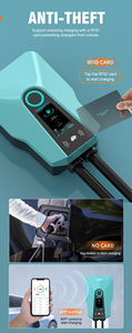 شاحن ev 7.4kw شاشة السيارة الكهربائية نسخة تشغيل رزم شحن شاحن كهربائي نوع العمود - Product Image 5