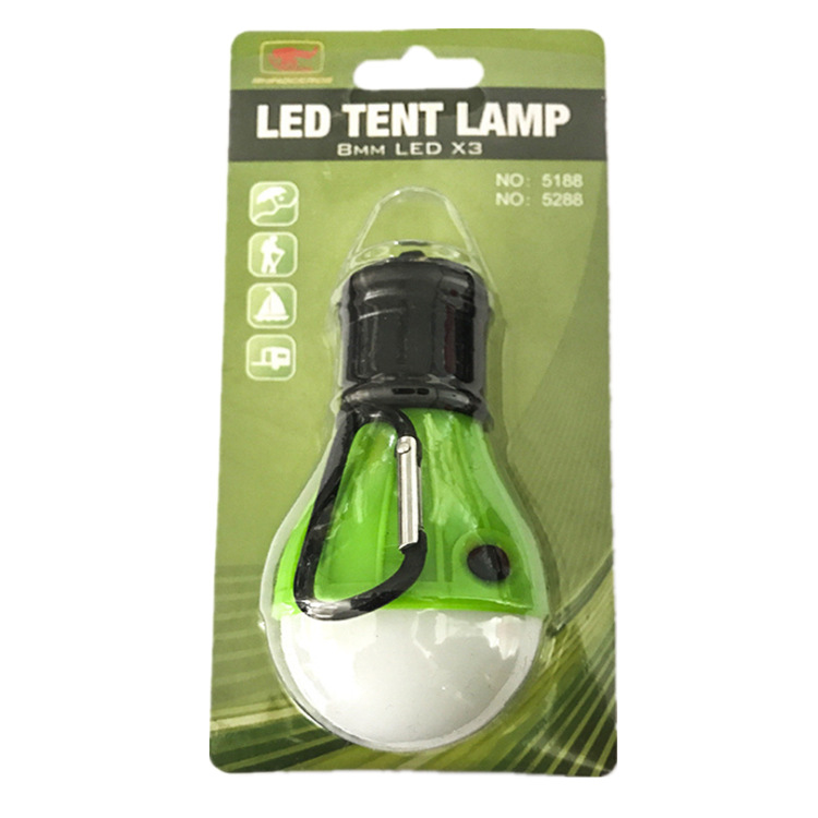 Green carabiner insert packaging