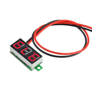 ミニ10個DC電圧計3線0-100V LEDディスプレイ電圧テスターコンパクトで正確な0.28 "IC - Product Image 2