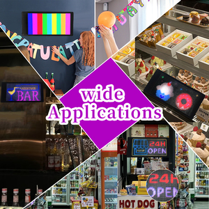 Programmier bares Scrollen LED-Zeichen App Control Store Fenster LED-Bildschirm anzeige Bild importieren Benutzer definierte Text muster Animation - Product Image 5