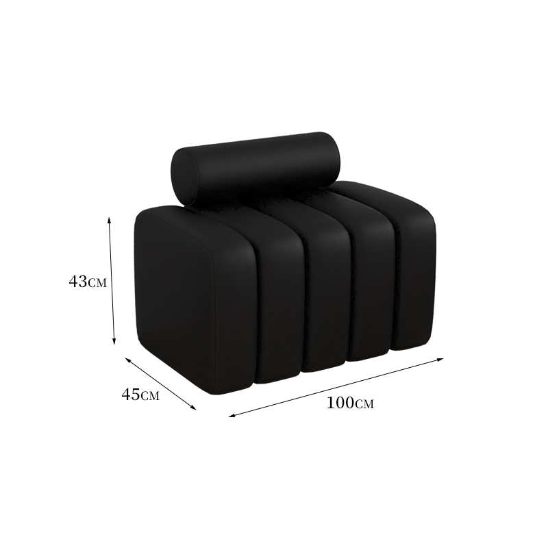 Black 100*45*43(pu leather)