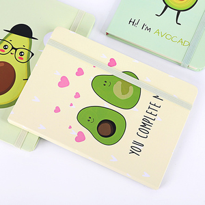 <strong>Colorful</strong> New Popular Avocado Cute Cardboard <strong>Notebook</strong> A5 Spring Short Hand <strong>Note</strong> Book for Office Use - Product Image 3