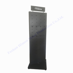 Rotazione di 360 gradi negozio al dettaglio colore nero personalizzato gancio a 2 lati tavolo da appoggio rotante spinner espositore rack - Product Image 3