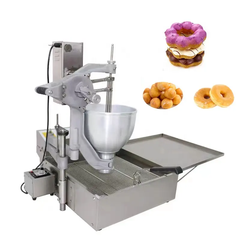 ¡Tecnología innovadora, compacta y práctica! Pequeña máquina Donut con procesos completos Fermentación a glaseado