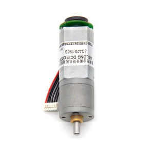 ブラシ付き小型モーター12V53RPM <span class=keywords><strong>1</strong></span>: JGA20-180Bギア付きDCモーターエンコーダー12VDCモーター (エンコーダー付き)