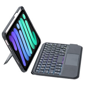 Funda de teclado táctil desmontable para iPad Mini 6, 6. ª generación, 2021, 8,3, con Trackpad, RGB, retroiluminación, ranura para bolígrafo, protector - Product Image 1