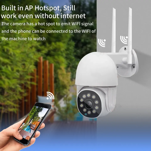 V380 IP圆顶闭路电视无线安全摄像机1MP 3MP彩色夜视智能家居使用360自动跟踪内置麦克风存储卡 - Product Image 4