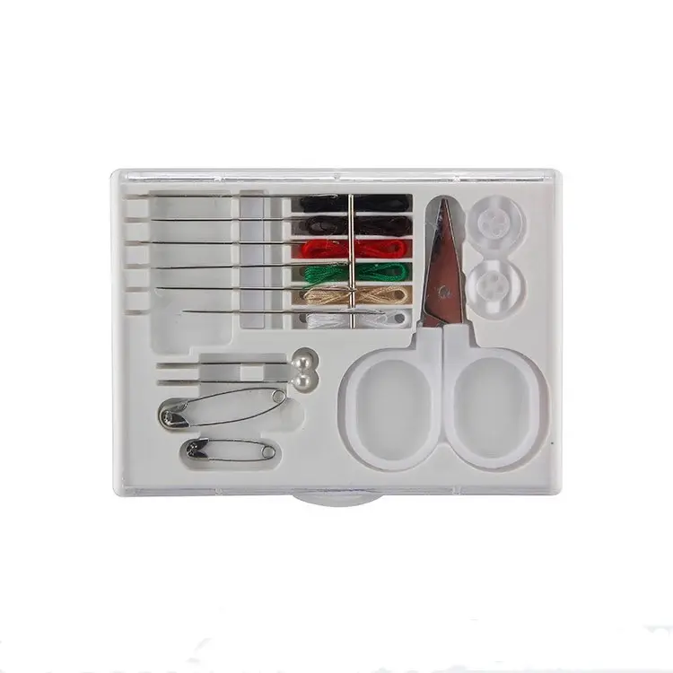 2024 prezzo conveniente Logo personalizzato Hotel Home Mini Kit da cucire set di fili per macchina accessori