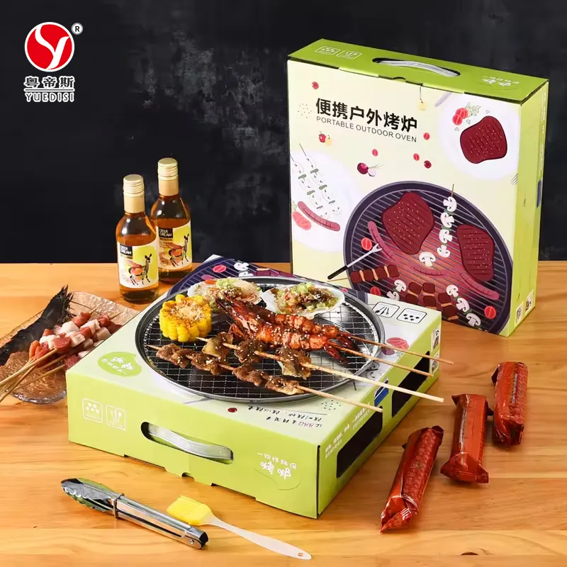 Disposable BBQ Grill Hot Sale Portable Stainless Steel Mini Charcoal Stove For Camping