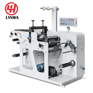 HJMQ-450 fabrika üretim otomatik Web kılavuzu dokunmatik ekran etiket istifleyici rulo döner kalıp kesme makinesi - Product Image 1