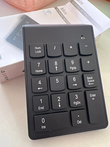 Mini Wireless <strong>Numeric</strong> <strong>Keyboard</strong> 2.4GHz Numpad 18 Keys Digital Pave Numpad for Accounting Teller Laptop Notebook Tablets - Product Image 3