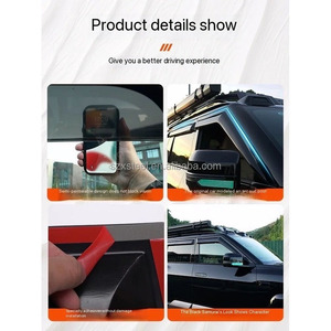 レインシールド特殊車ヒョウ8窓雨量計用,<span class=keywords><strong>Byd</strong></span> Leopard 8 <span class=keywords><strong>2025</strong></span>レインギア改造アクセサリー