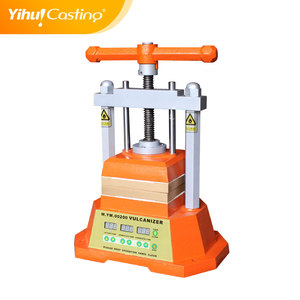 金型製作ジュエリー用ミニタイプダブルコントローラーデジタルゴム加硫装置 - Product Image 1