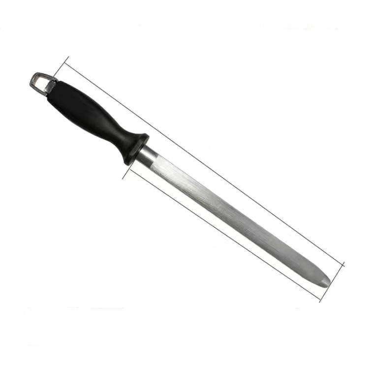 25.5 cm - Slaughter-specific sharpening rod silver