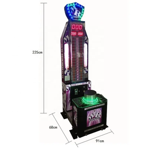 Çekiç sikke işletilen boks oyun makinesi arcade boks oyun makinesi yeni kral - Product Image 2