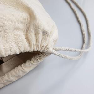 Leopard <strong>Pattern</strong> Cotton Drawstring <strong>Bag</strong> with Logo Print <strong>String</strong> Cloth Canvas for Packaging - Product Image 5