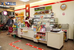 信德定制收银台台钢收银台方便柜台现金设计 - Product Image 2