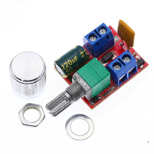 Controlador de velocidad de motor de CC PWM, 2A, 3A, 5A, 10A, 1803BK, 1203BK, tablero de interruptor LED, regulador de motor de CC - Product Image 3