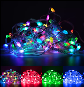 Weihnachts beleuchtung Traum farbe LED-Lichterkette WS2812B Individuell adressierbar RGBIC LED-Modul USB Music Controller DC5V - Product Image 6