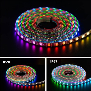 DC5V WS2812B WS2812 striscia Led 30 60Led programmabile singolarmente indirizzabile Smart RGB Full Color alta illuminazione Led striscia di luce - Product Image 5