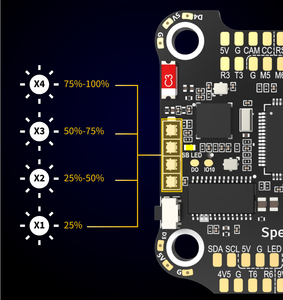 Speedybee V3 F405 50A กอง FC ECS BMI270 30x30เครื่องควบคุมการบิน BLS 50A 4-in-1 ESC 3-6S สำหรับ RC FPV Drone runcam acce - Product Image 5
