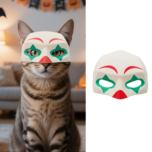 หน้ากากพลาสติกรูปสัตว์ขนาดเล็กสำหรับงานปาร์ตี้ฮัลโลวีนหน้ากากสำหรับแมวอเวนเจอร์สจากโจ๊กเกอร์ - Product Image 1
