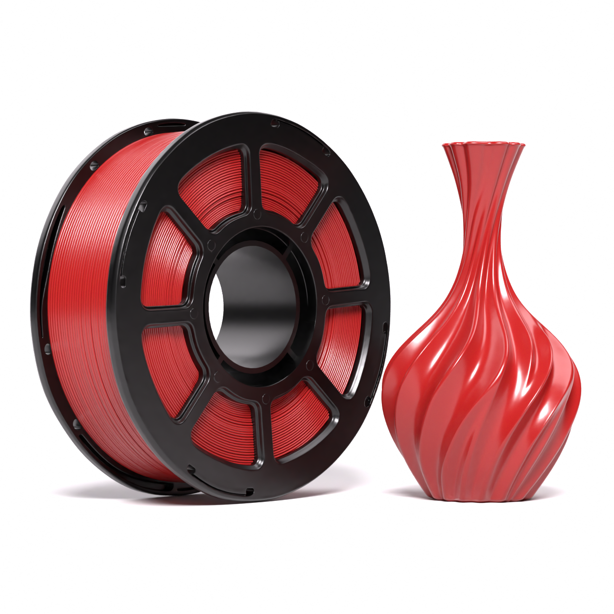 Silk China Red