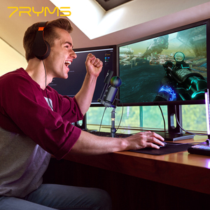 7Ryms AU02-K1 RGB Gaming Studio Mikrofon Unterstützung Programmierung für profession elle Gamer Podcast Gaming Mikrofone - Product Image 6