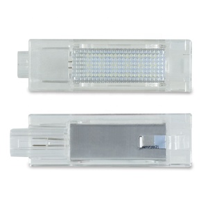 2 adet beyaz LED araba kapı ışık su birikintisi ışıkları için Dodge Challenger R/T Fiat 500 500c alfa-romeo romeo Stelvio Giulia karşılama lambası - Product Image 3
