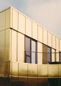 Moderno sistema di rivestimento della parete esterna in acciaio inox decorazione dell'edificio di lusso con lavorazione di punzonatura - Product Image 6