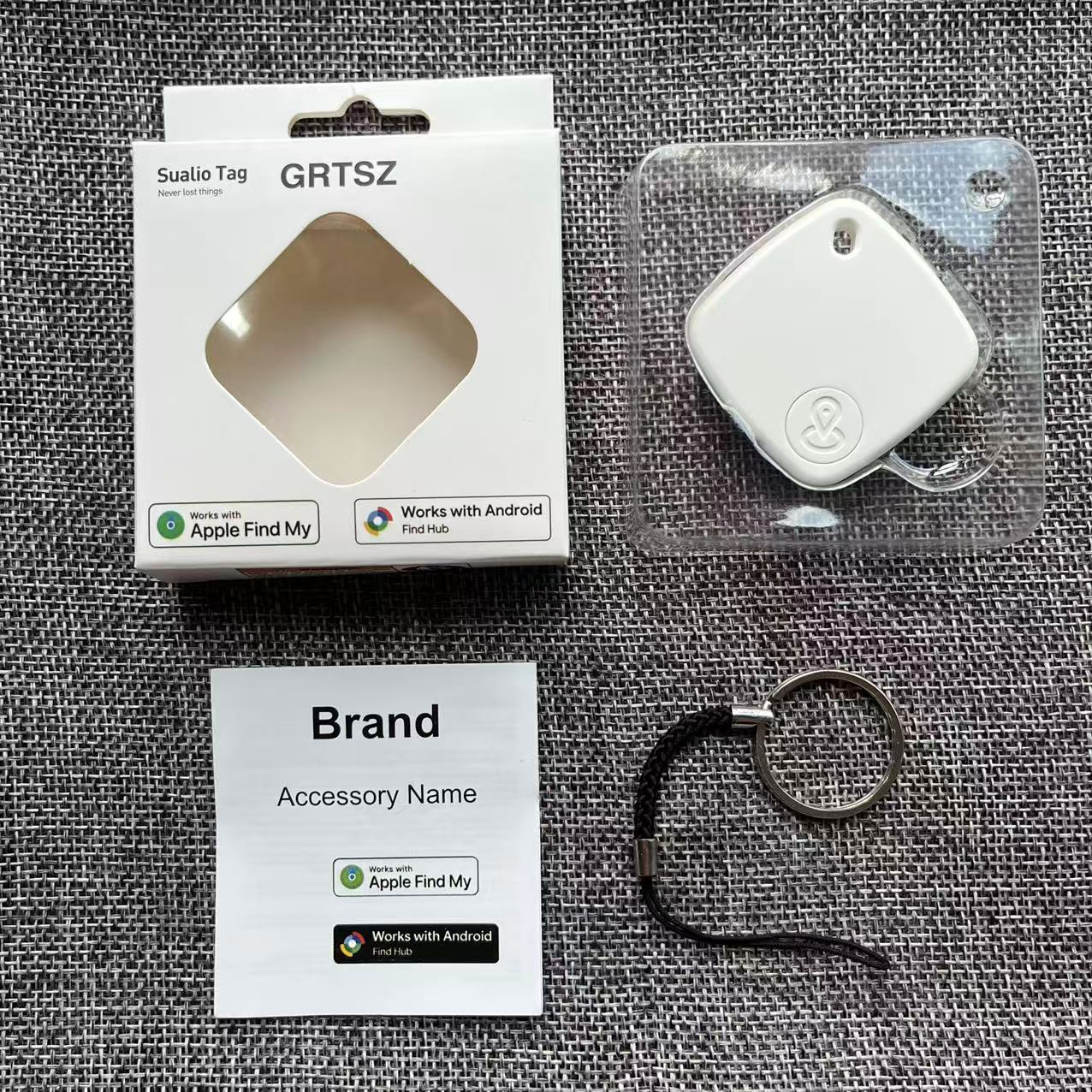 F2 ระบบคู่ - สีขาว + สายคล้องคอ (1 แพ็ค)