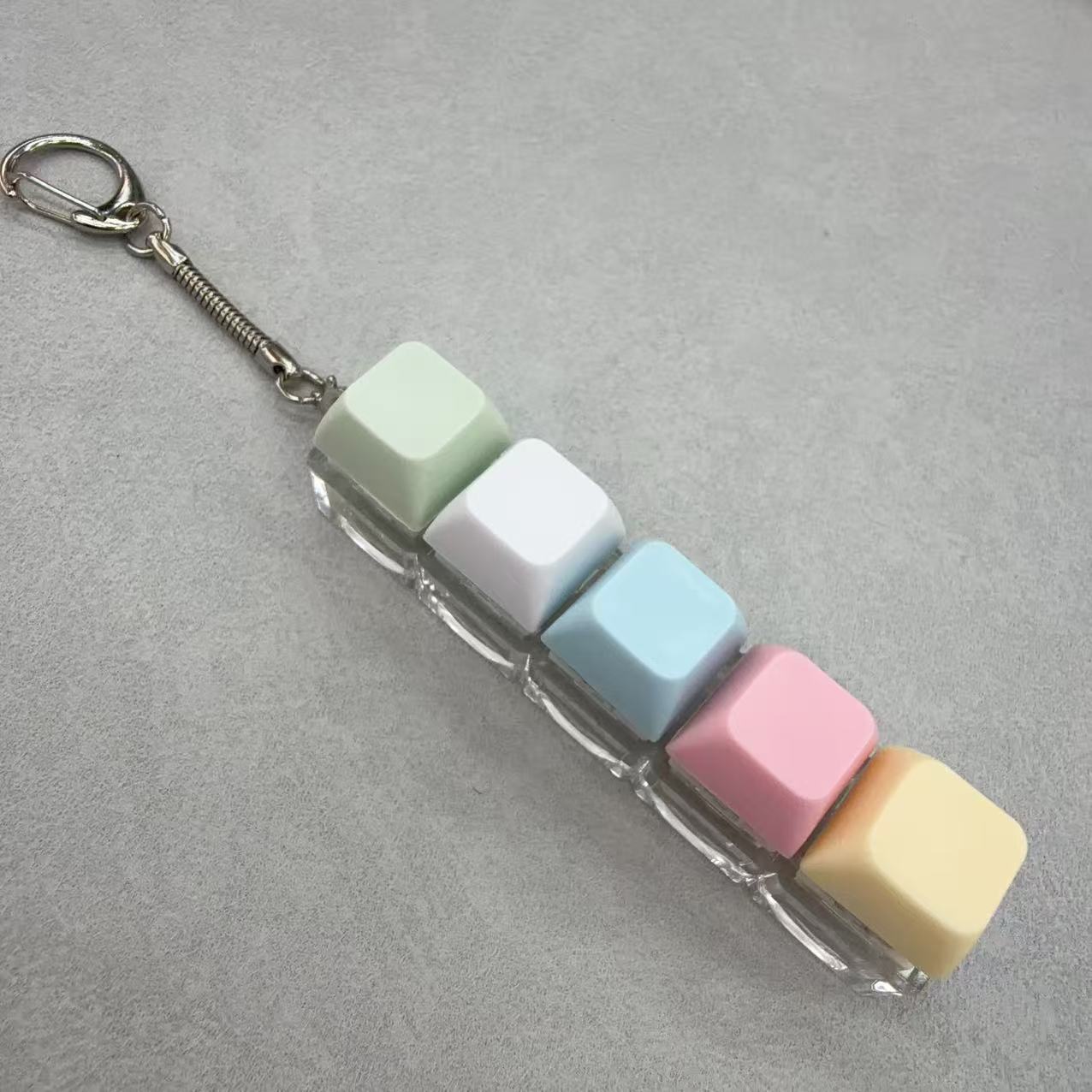 Five-key-transparent shell-9/8/10/6/11-no light-snake bone chain