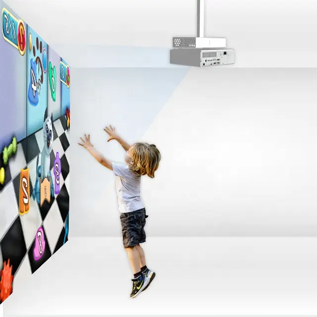 Sistema di proiezione interattivo da parete Chariot, gioco gratuito interact for children.