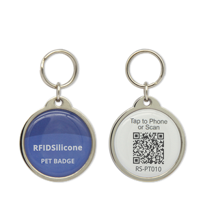 Customized Printed 13.56Mhz Ntag213 NFC Dog ID Tag QR <strong>Code</strong> for Pet Tracking - Product Image 1