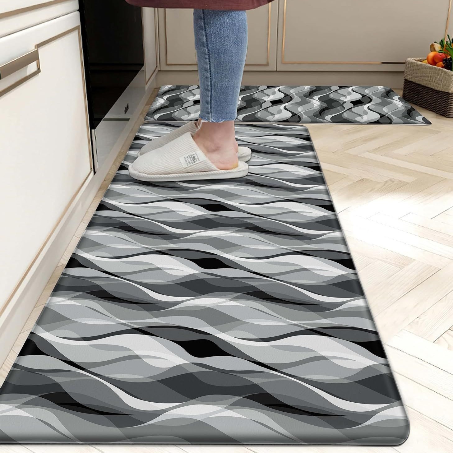Tapis de cuisine abstrait JN-11