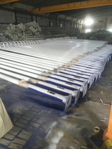 SUNLAMPS 3.5M 4.5M 5.5M 7.5M 9.5M sokak işık sıcak dip galvanizli çelik aydınlatma kutup ODM hizmeti fener direği - Product Image 3