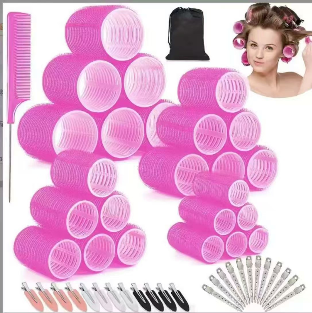 50-piece set rose red