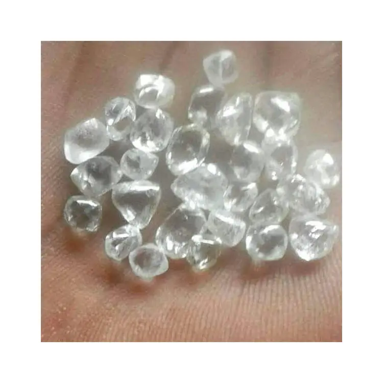 O Mais Novo Bruto Puro Diamante Branco Jóias Solto Diamante Princesa Customizedand E Uncut Bruto Diamante Puro Branco Para Venda