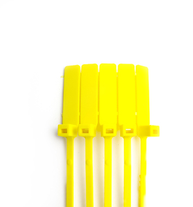 Safety Number Tensioning Plastic Seal With Metal Insertion Oil Style Freight Plastic Seal