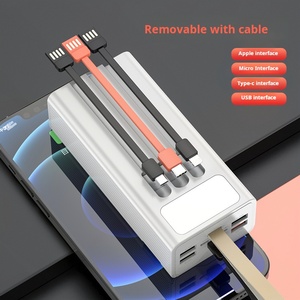 Large Capacity 30000mAh LED Portable Charger Powerbank 22.5W PD <strong>QC3.0</strong> Real Fast Charging 5 <strong>Outputs</strong> 3 <strong>Inputs</strong> Outdoor Use Micro - Product Image 6