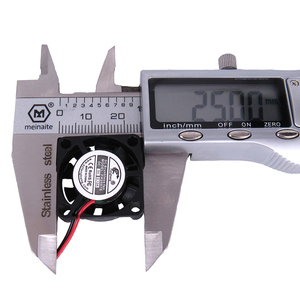 Quạt làm mát 25mm x 25mm x 7mm fh2507 nhỏ Micro 3V 3.7V 5V 12V DC luồng không khí cao trục quạt làm mát 25mm - Product Image 4