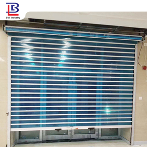 Papan desain Modern otomatis kristal transparan mal belanja pintu rana bergulir - Product Image 3